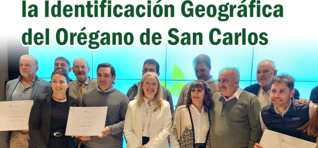 Senadores mendocinos reconocieron a la Sociedad Rural del Valle de Uco por pregonar la Identificación Geográfica del Orégano de San Carlos Senadores mendocinos reconocieron a la Sociedad Rural del Valle de Uco por pregonar la Identificación Geográfica del Orégano de San Carlos